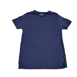 Nordstrom Boys' Navy Blue Crew Neck T-Shirt - Size 7 (Organic Cotton)
